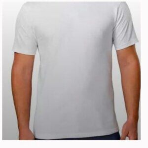 Kirkland Signature Men's 5-pack White 100% Cotton Crew Neck T-Shirt  L or XL